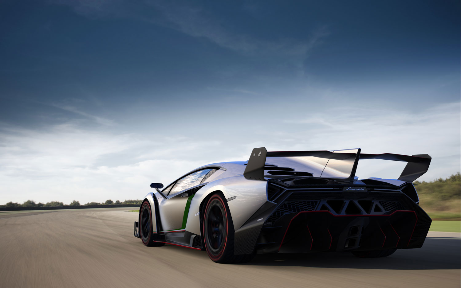 Lamborghini Veneno rear left view Lamborghini Veneno rear left view