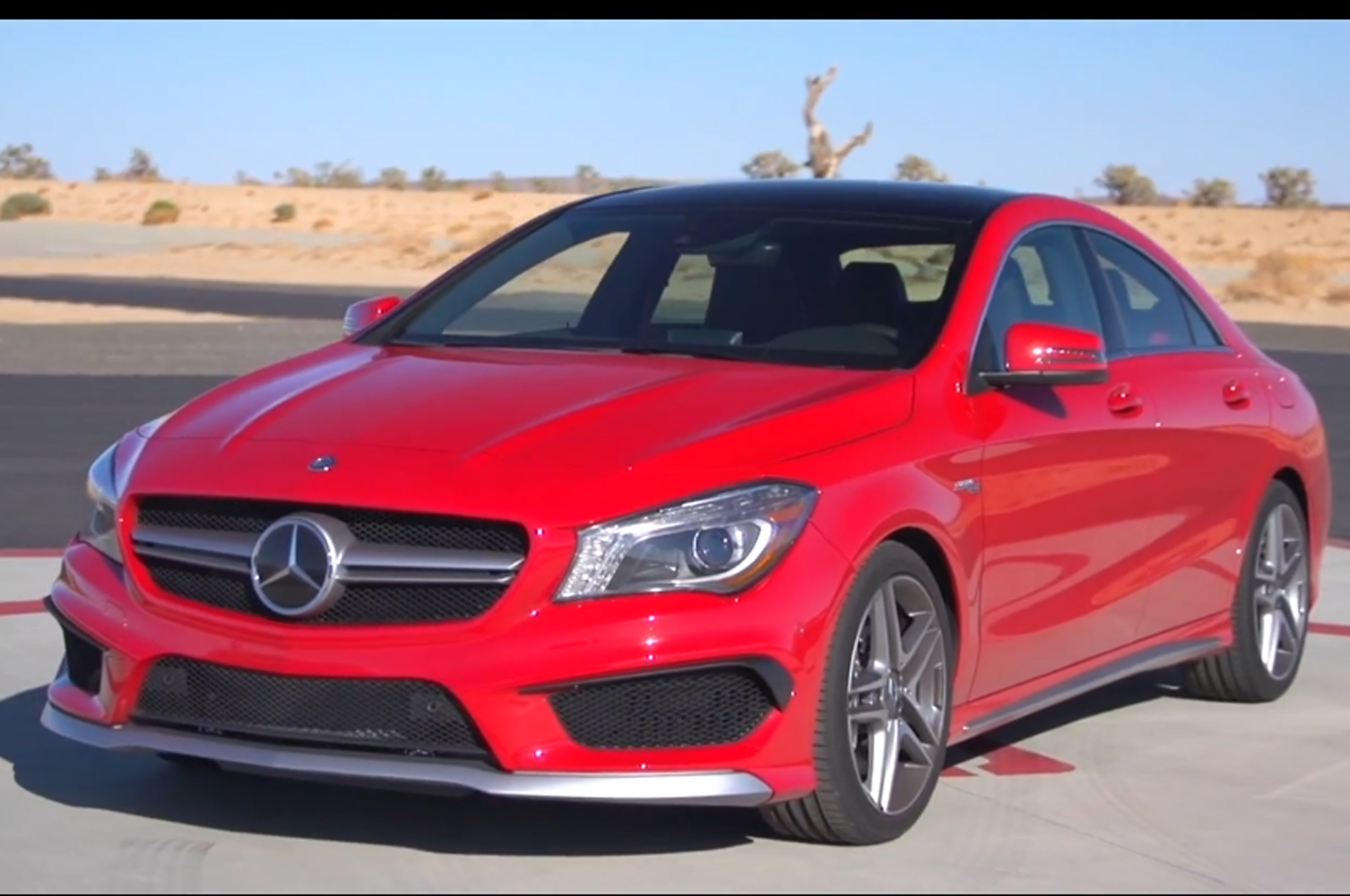 Feature Flick 2014 MercedesBenz CLA45 AMG Hits the Track