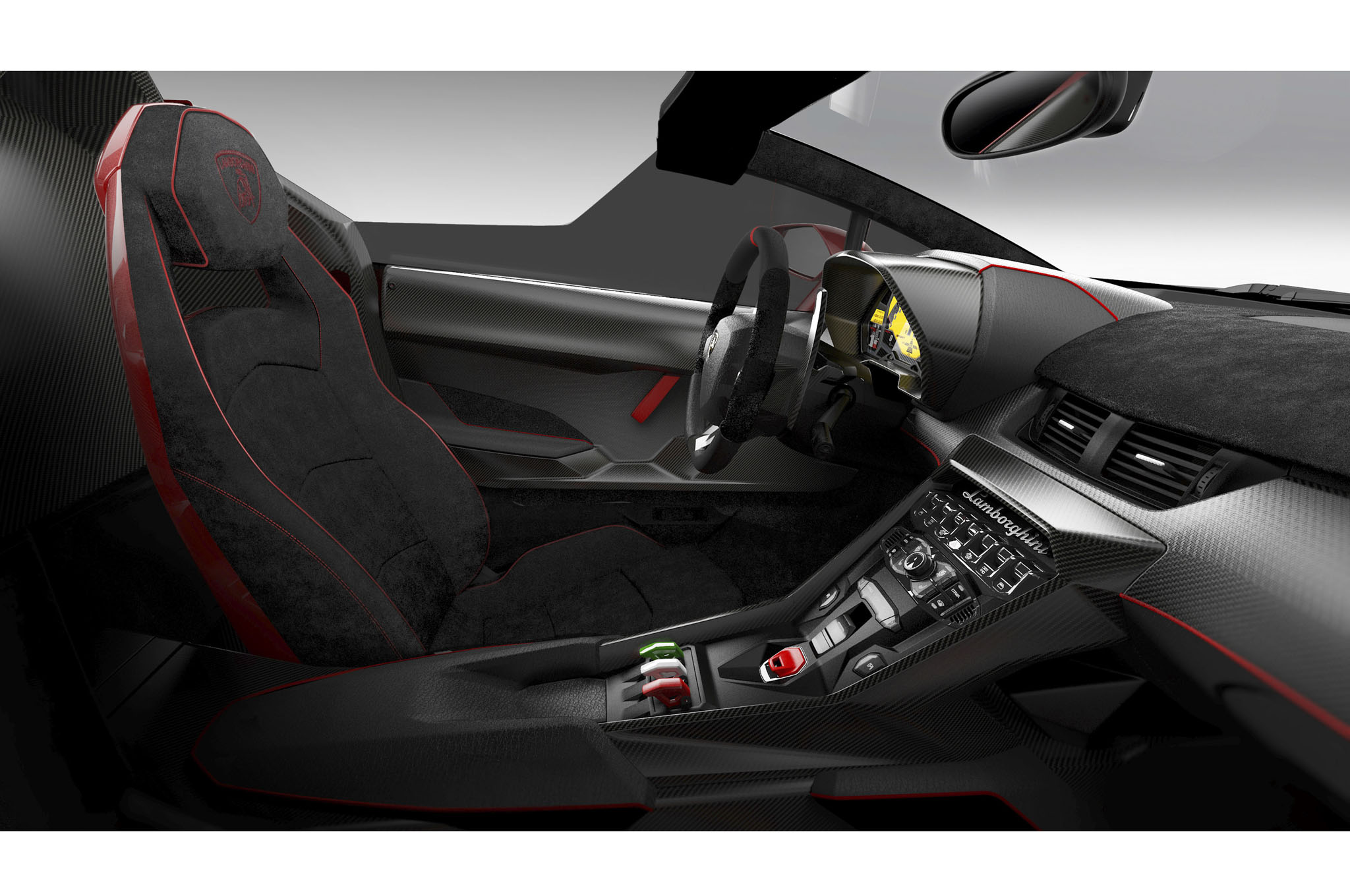 veneno roadster interior