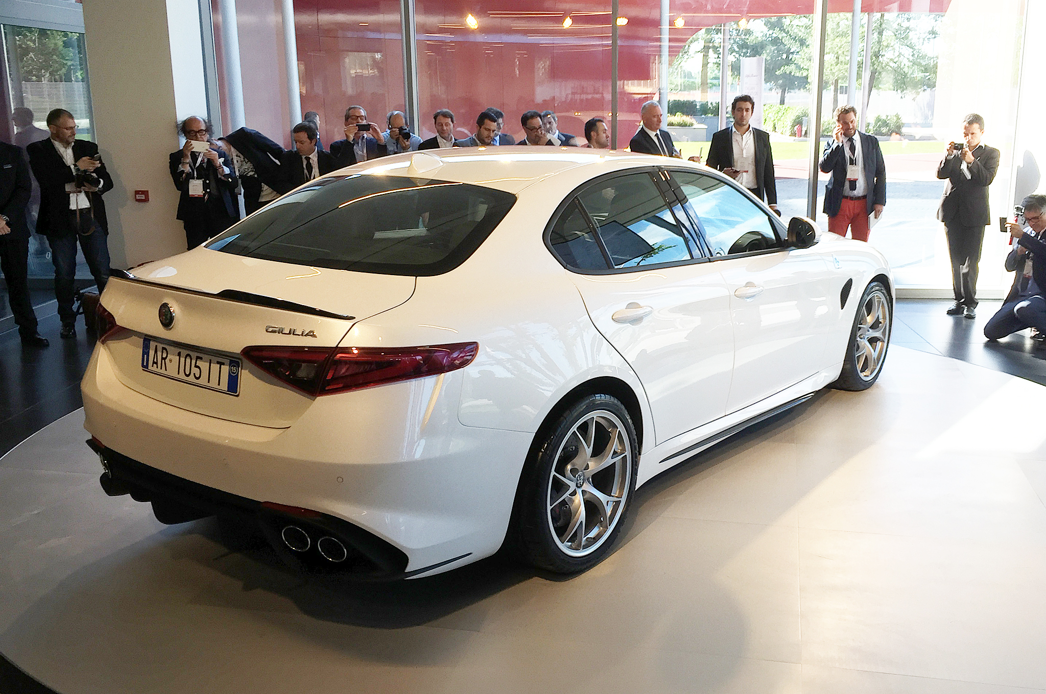 Alfa Romeo Giulia Quadrifoglio Hustles Around The Ring In
