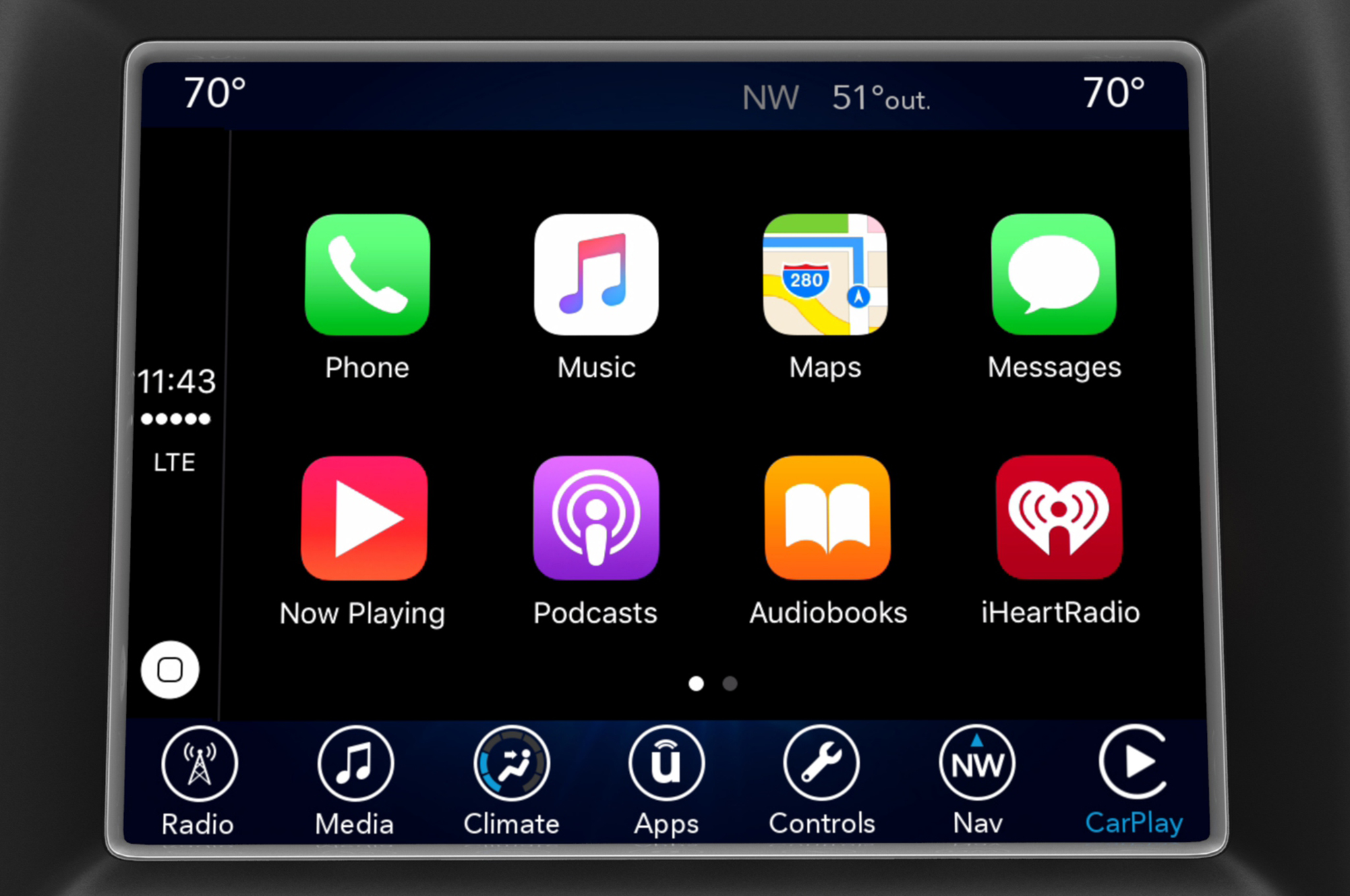 Fiat Chrysler Uconnect Gains Apple Carplay Android Auto