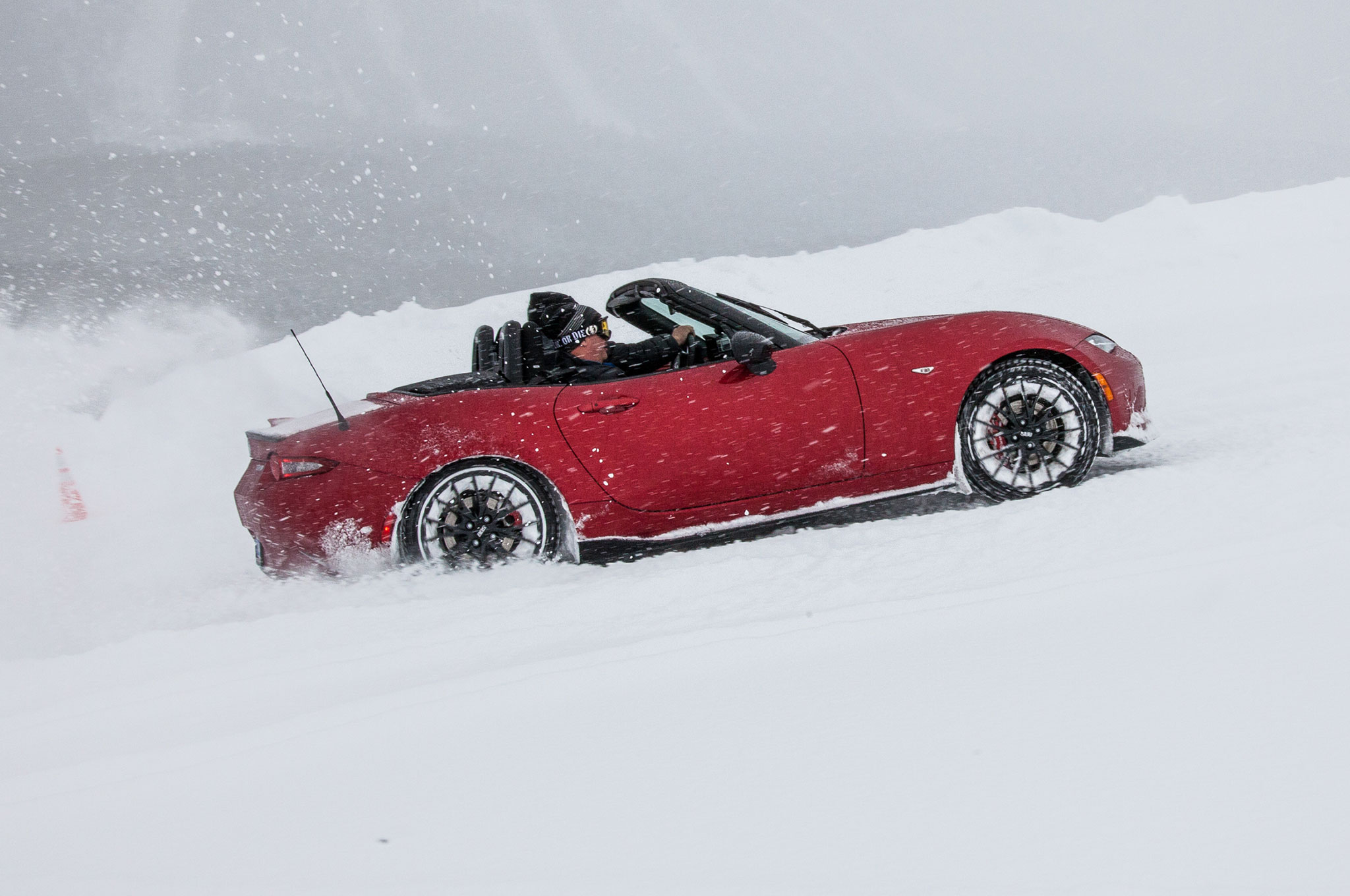 Driving the Mazda CX3, CX5, and MX5 Miata on Snow and Ice