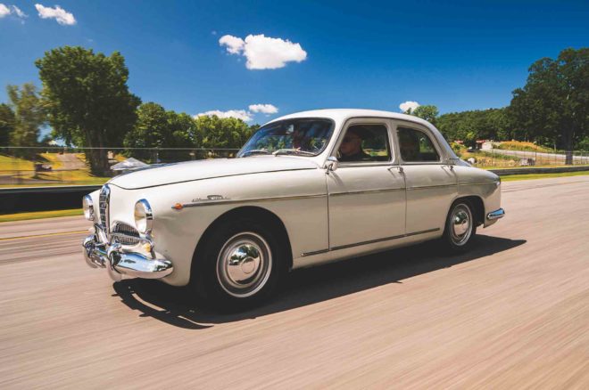 1957 Alfa Romeo 1900 front three quarter in motion