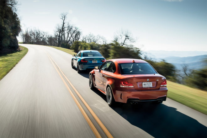 2017 BMW M2 vs 2011 BMW 1 Series M Coupe 02