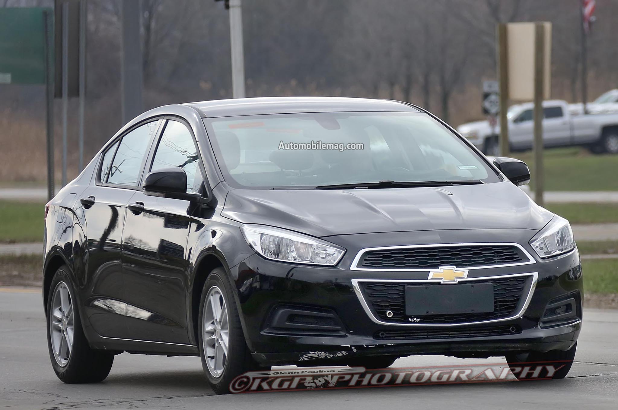 Gm Invests 350 Million In Mexico Plant To Build 2016 Chevrolet 2016 Chevrolet Cruze Spied Front Three Quarters 04