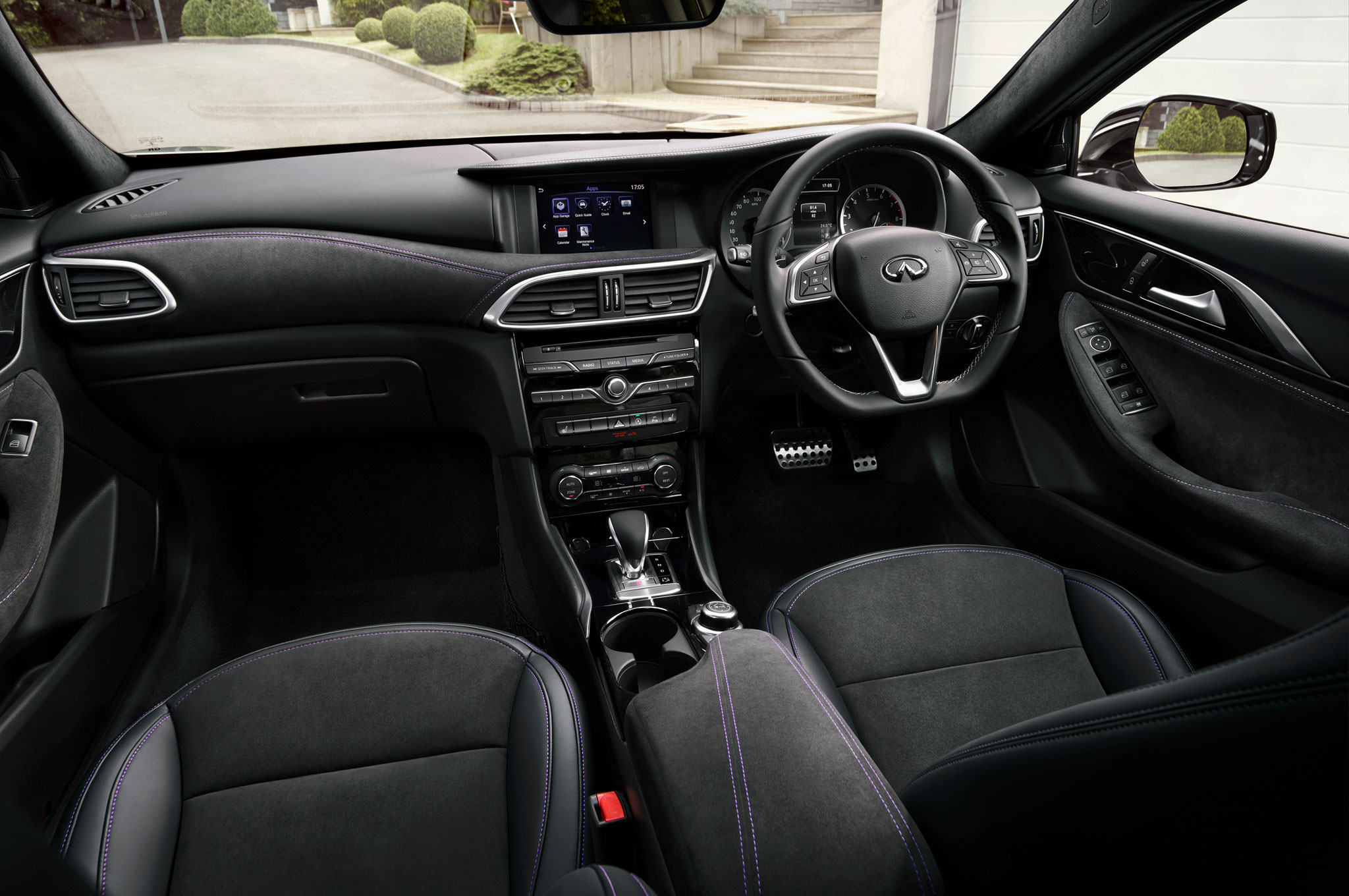 2017 Infiniti Q30 Is The Luxury Brand S First Compact Hatchback The Interior Of 2017 Infiniti Q30 Features A Very Diffe Look From Mercedes Versions Although Some Carryover Parts Like Door Switches
