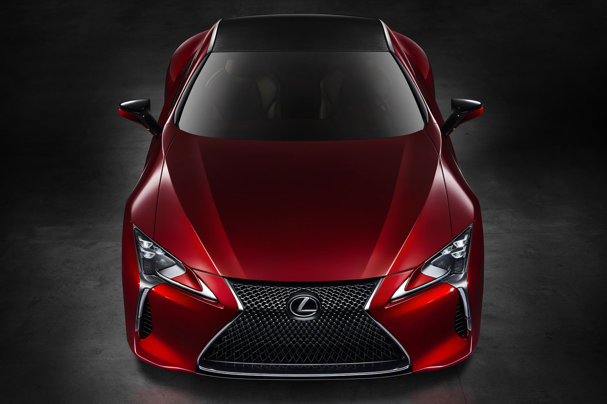 2018 Lexus LC 500 top view 2018 Lexus LC 500 top view