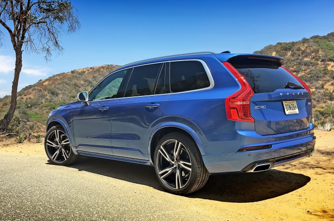 One Week With 2016 Volvo Xc90 T6 Awd R Design Automobile Magazine 2016 Volvo Xc90 R Design Rear Three Quarters